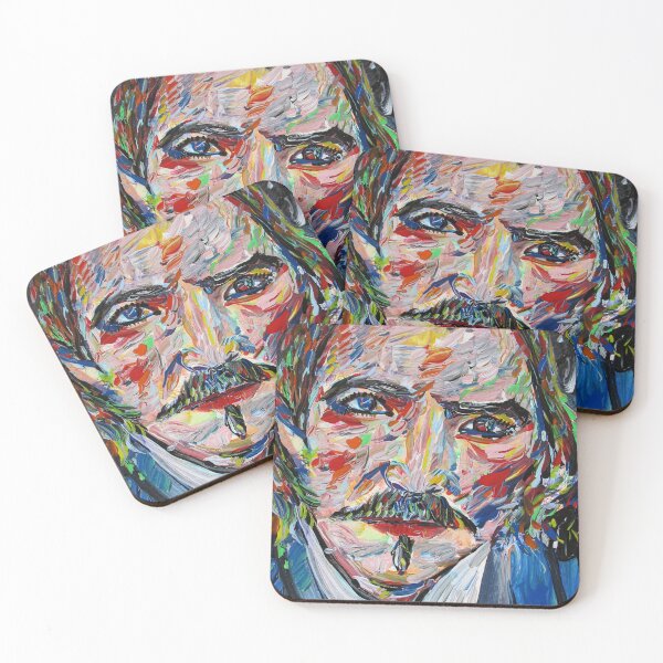 Item preview, ROBERT LOUIS STEVENSON acrylic portrait designed and sold by lautir.
