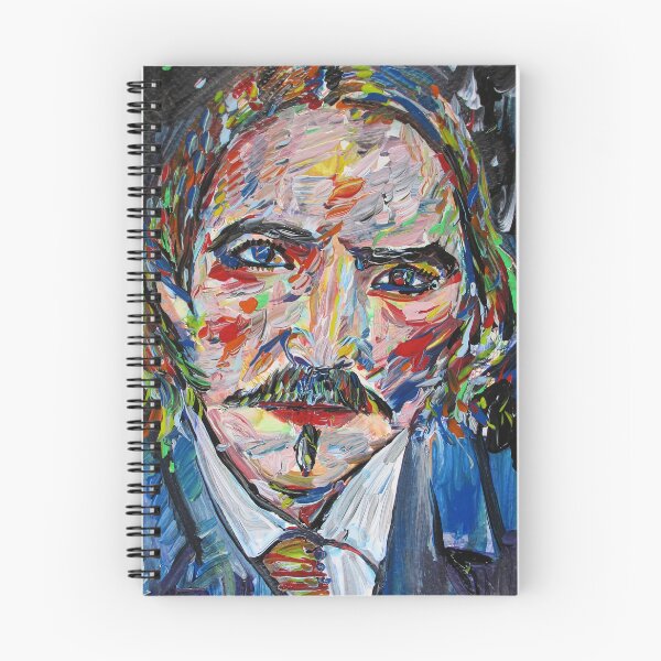 Item preview, ROBERT LOUIS STEVENSON acrylic portrait designed and sold by lautir.