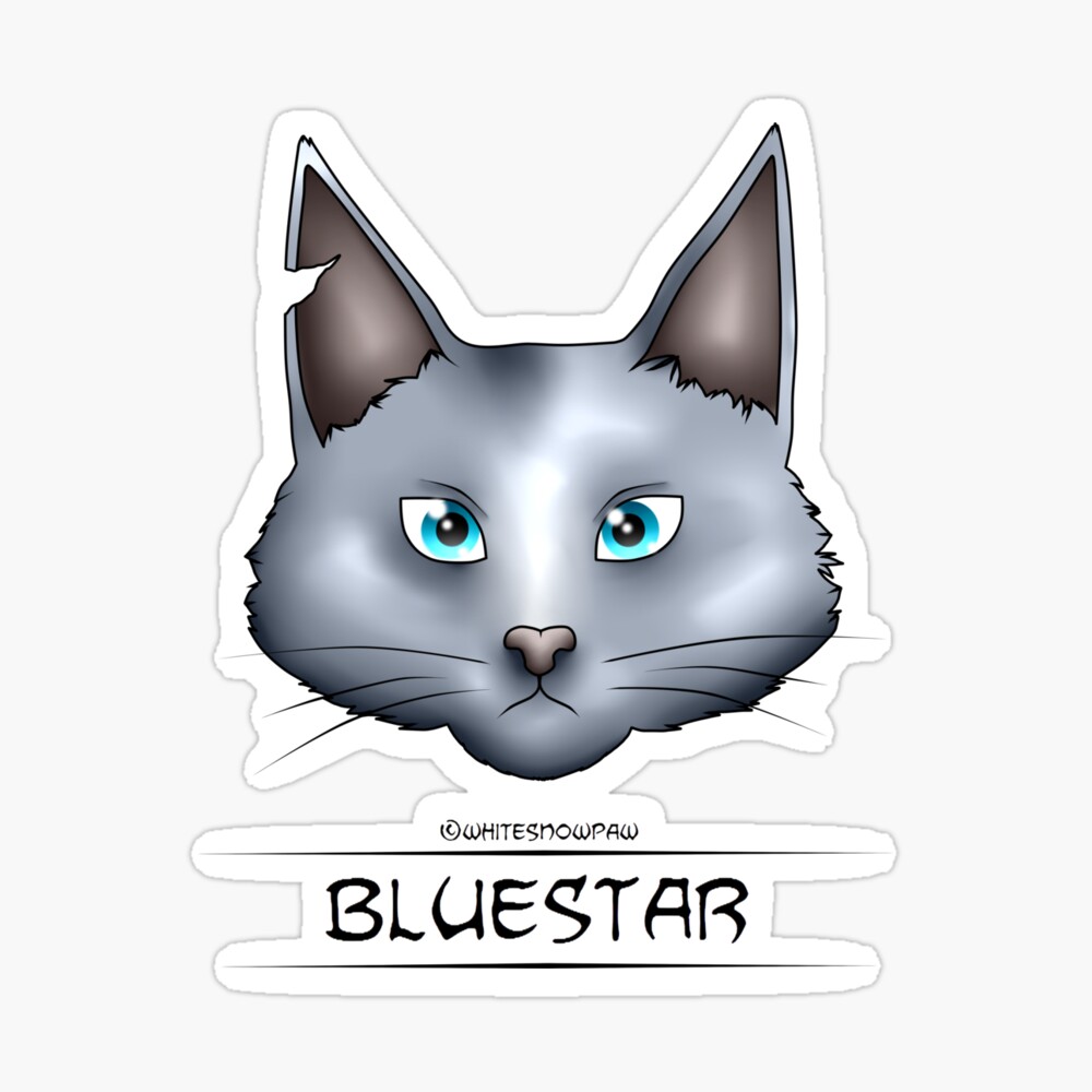 Warriorcats Bluestar Poster By Whitesnowpaw 2 Redbubble