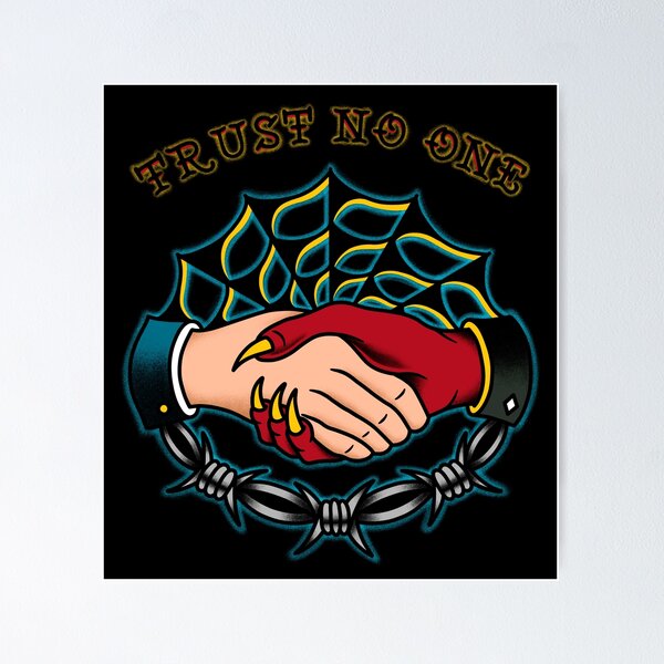 Item preview, Trust No One designed and sold by SoulArtLove.