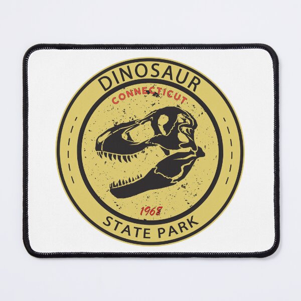 Item preview, Dinosaur State Park Connecticut Badge designed and sold by KrisSidDesigns.