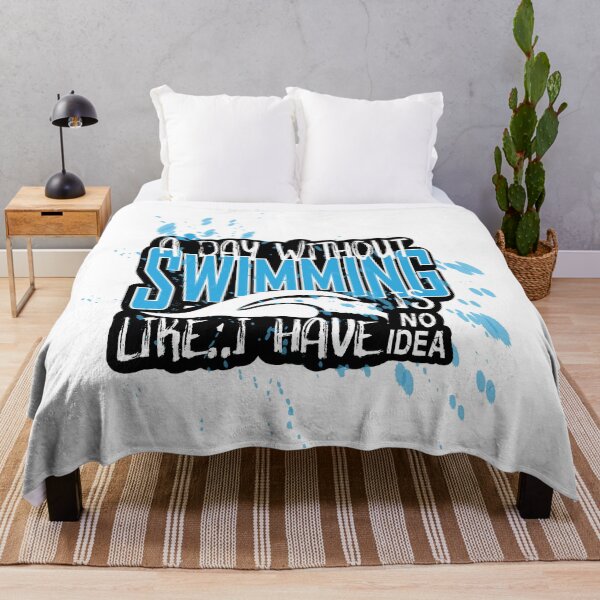 Item preview, A Day Without Swimming I Have No Idea - Funny Swimming Quotes designed and sold by Heavdaiin.