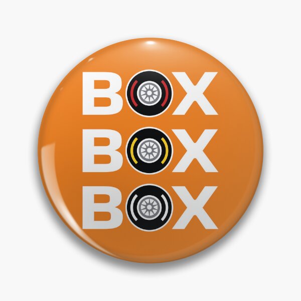 Artikelvorschau, Box Box Box 2021 Reifendesign (Orange BG) entworfen und verkauft von FilipeFerreira.