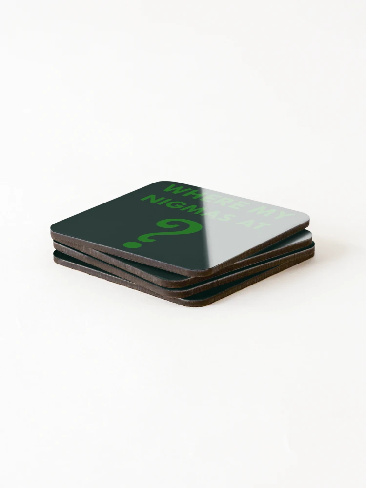 Thumbnail 4 of 5, Coasters (Set of 4), The Riddler     designed and sold by Frayeld.
