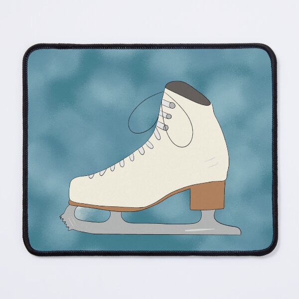 Item preview, Figure Skate on Snowy Background designed and sold by brownie2109.