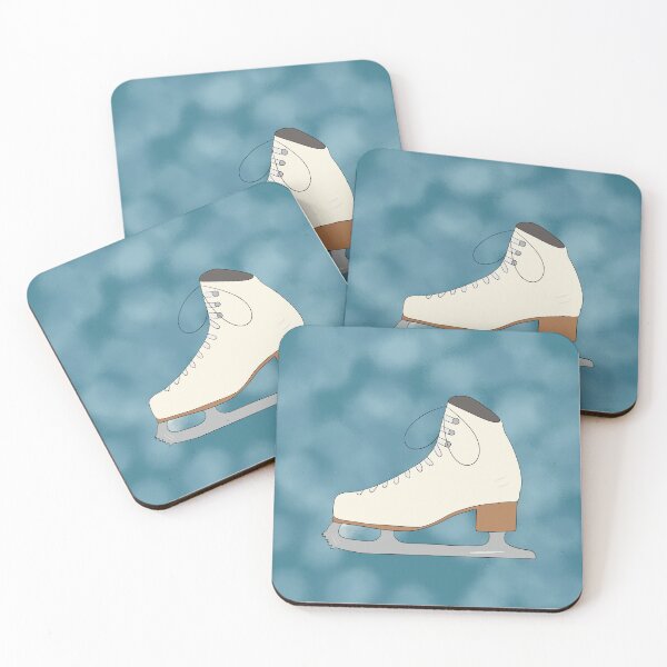 Item preview, Figure Skate on Snowy Background designed and sold by brownie2109.