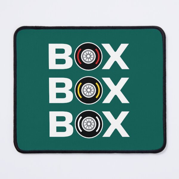 Item preview, Box Box Box 2021 Tyres Design (Emerald Green BG) designed and sold by FilipeFerreira.