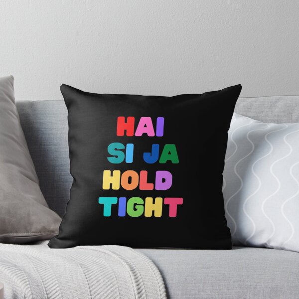 Item preview, Hai Si Ja, Hold Tight - Rainbow lettering lyrics designed and sold by ThoughtScribble.