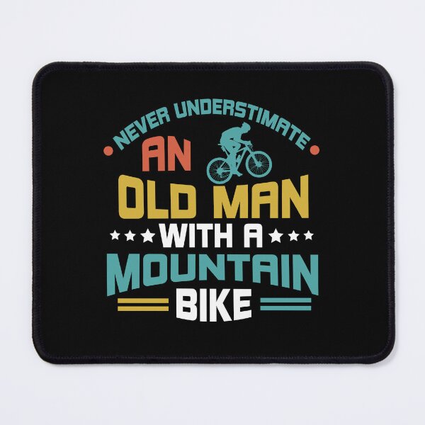 Item preview, Never Underestimate An Old Man With A Mountain Bike designed and sold by AllPerfect.