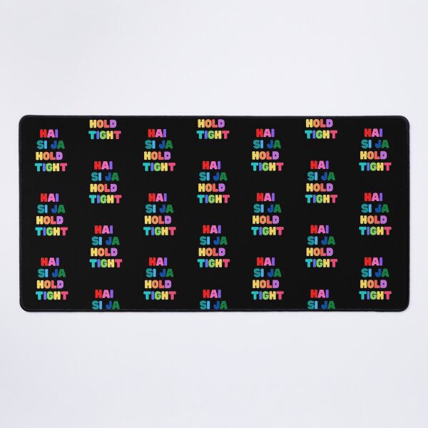 Item preview, Hai Si Ja, Hold Tight - Rainbow lettering lyrics designed and sold by ThoughtScribble.