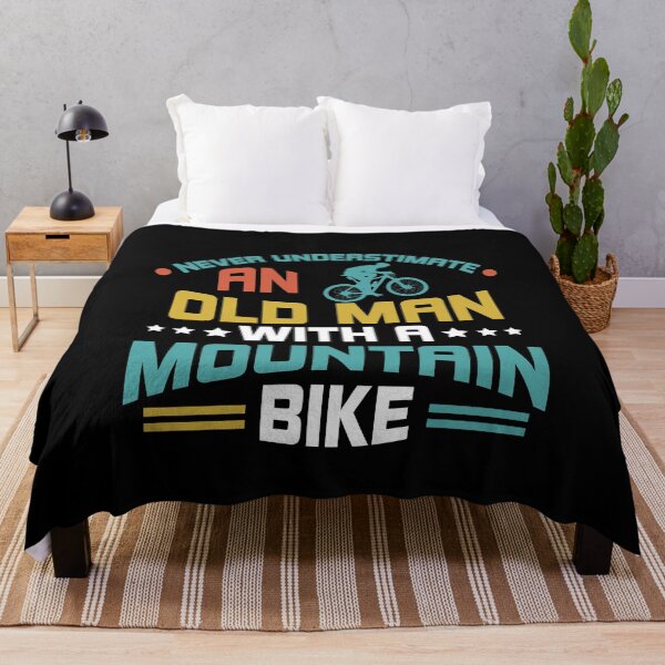 Item preview, Never Underestimate An Old Man With A Mountain Bike designed and sold by AllPerfect.
