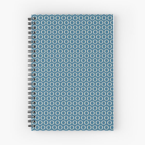 Item preview, Inky Dots Minimalist Pattern in Boho Blue and Beige designed and sold by kierkegaard.