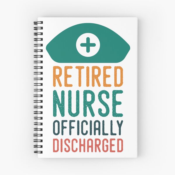 Item preview, Retired Nurse Officially Discharged designed and sold by storyboxdesigns.