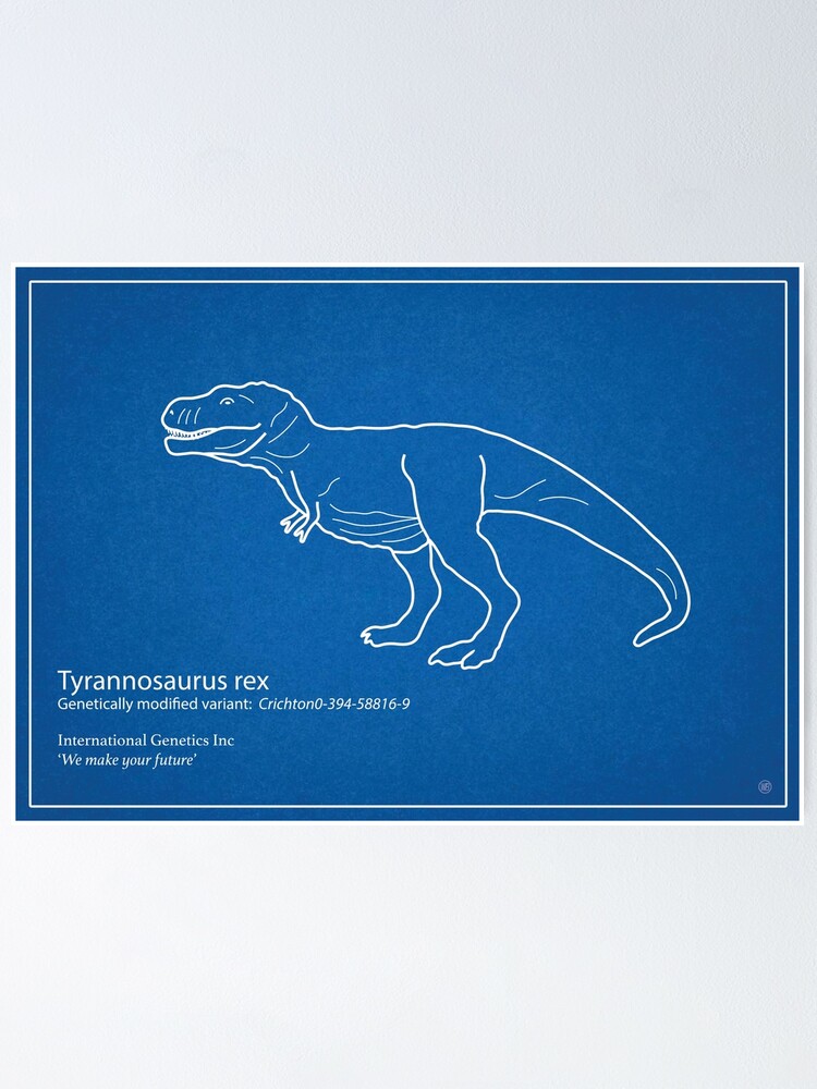 Tyrannosaurus rex Blueprint (Literary/film & TV) Tyrannosaurus rex Blueprint (Literary/film & TV)