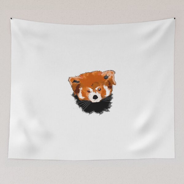 Item preview, Ilustración de un verdadero panda rojo acuarela designed and sold by CreandoLios.