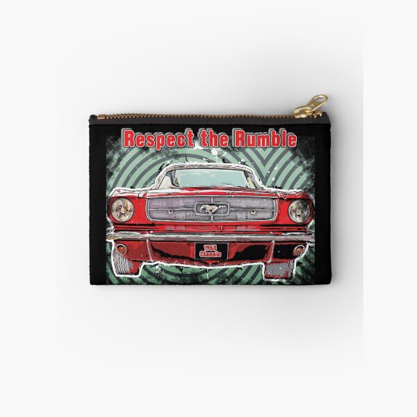 Item preview, Mustang 1965 classic, Respect the Rumble Mustang, red car, classic car designed and sold by IslandGirlArt.