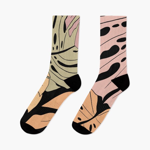 Item preview, Abstract Patel Colors Monstera Leaves 4 designed and sold by Ana Moguš.