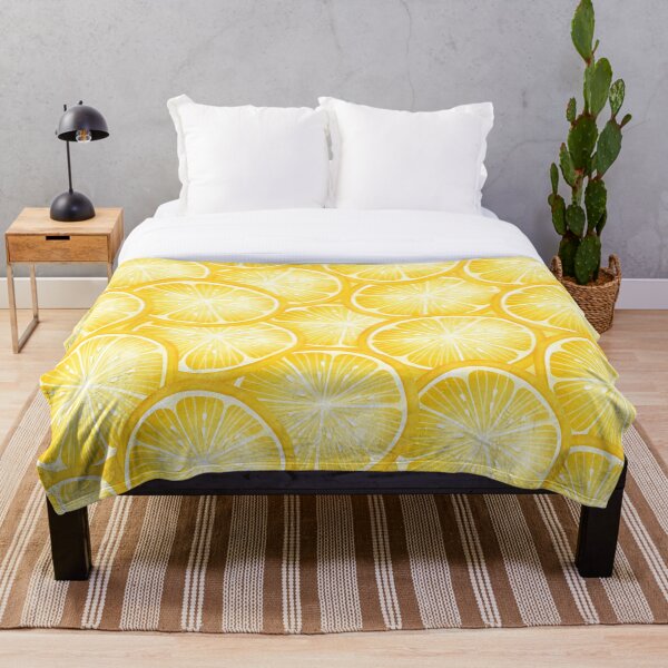 Item preview, Bold lemon print designed and sold by Grey-Brunette.