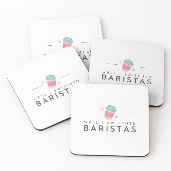 Item preview, I Switched Baristas Lady Gaga Quote designed and sold by ladylaughprints.