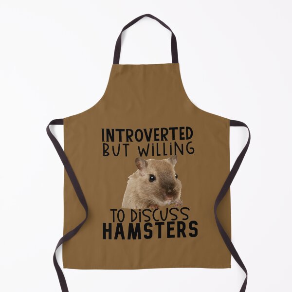 Item preview, Introverted but Willing to Discuss Hamsters, Rodent designed and sold by DiensDesign.