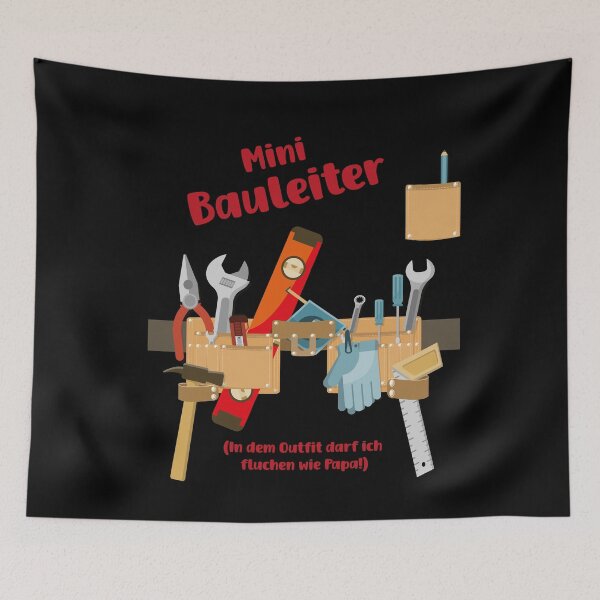 Item preview, Mini construction manager tool belt kids handyman designed and sold by Shirt-Designs.