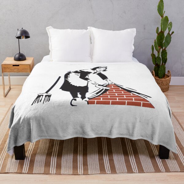 Item preview, Vintage Style Arts Banksy Sweep The Best It The Rug Logo Graphic designed and sold by NavarRotranShop.