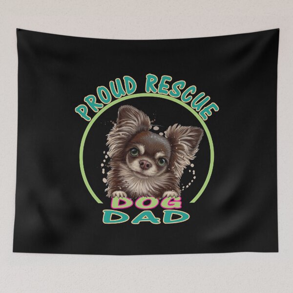Item preview,  Proud Rescue Dog Dad  designed and sold by david parry.