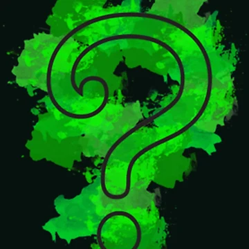 Artwork thumbnail, The Riddler question mark by Frayeld