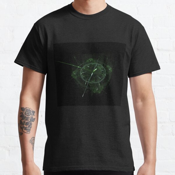 El Reloj Cuántico Verde Camiseta clásica