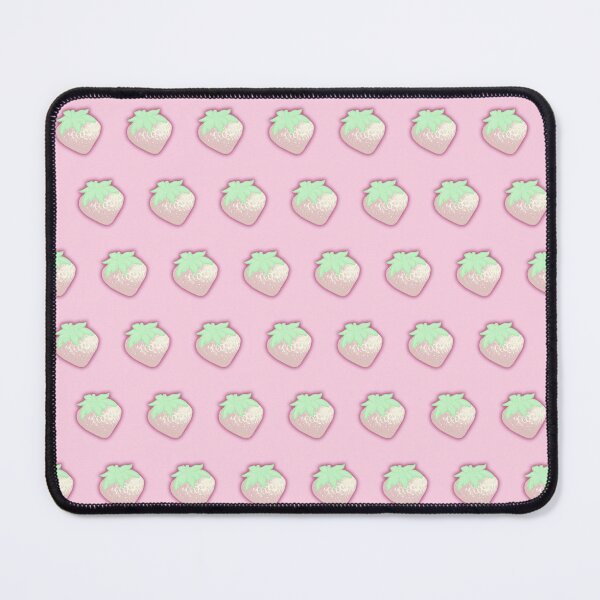 Item preview, Metallic Pink Strawberries pink background designed and sold by HoorayDesigns.