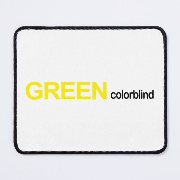 Item preview, green yellow colorblind design designed and sold by HEFTALICA.