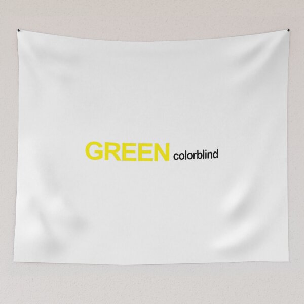 Item preview, green yellow colorblind design designed and sold by HEFTALICA.