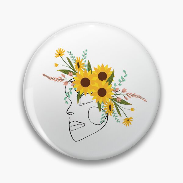 Item preview, Sunflower Bundle - Girl Face Art  designed and sold by JanviRamani.