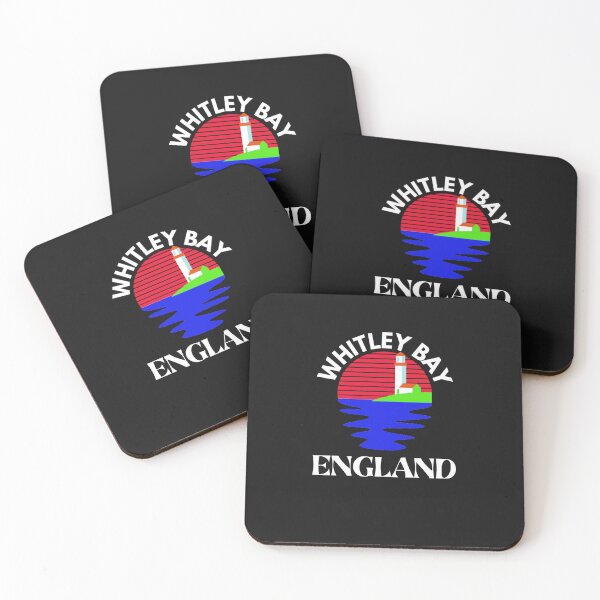 Item preview, Whitley Bay England sunset sea lighthouse designed and sold by MerchByCraig.