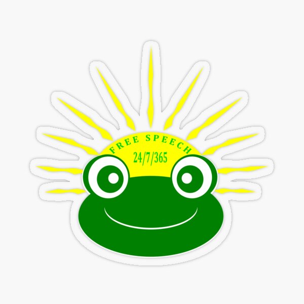 Froggy #1 Transparent Sticker
