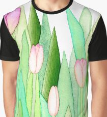 TULIPS PINK Graphic T-Shirt