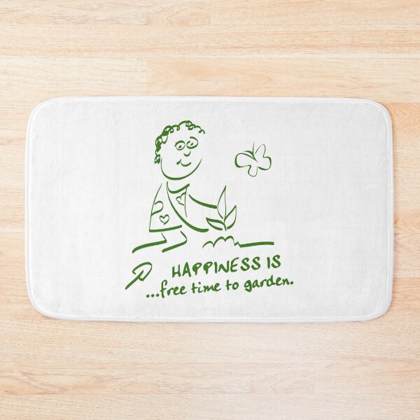 Item preview, Happiness is free time to garden designed and sold by etraveler.
