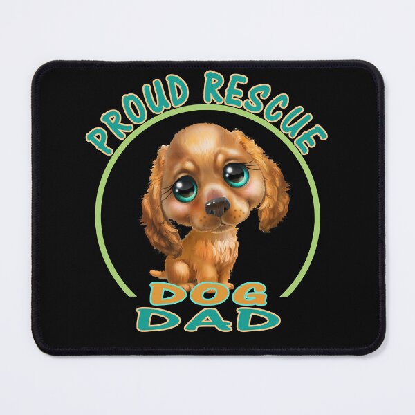 Item preview, Proud Rescue Dog Dad designed and sold by david parry.