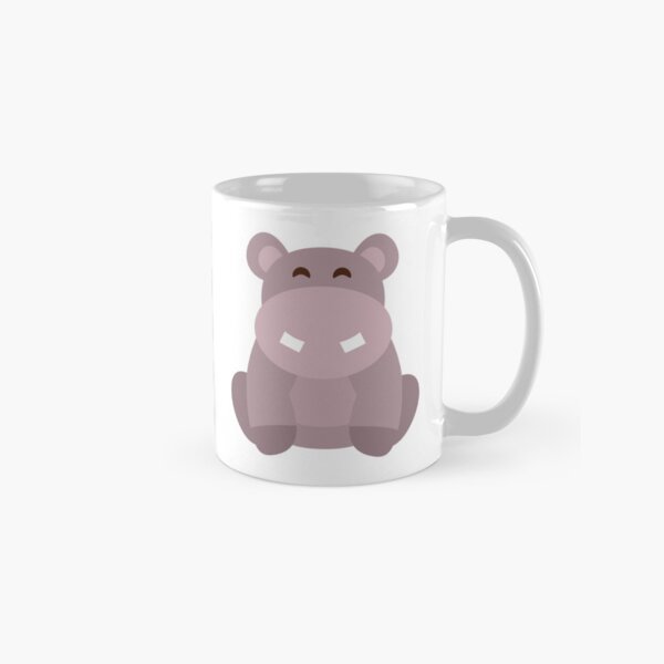 Aperçu de l'œuvre J'aime vraiment les hippopotames. Gros hippopotame mignon. créée et vendue par SpringPetals.