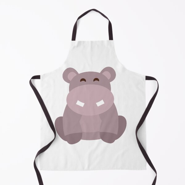 Item preview, I Really Like Hippos. Big Cute hippopotamus. designed and sold by SpringPetals.
