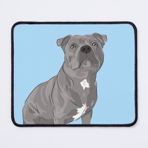 Item preview, Staffordshire terrier azul 2 designed and sold by rorydawn1merch.