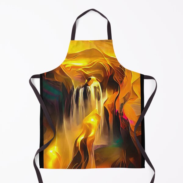 Item preview, Golden Waterfall 01 Abstract Water Flow designed and sold by mhfoto.