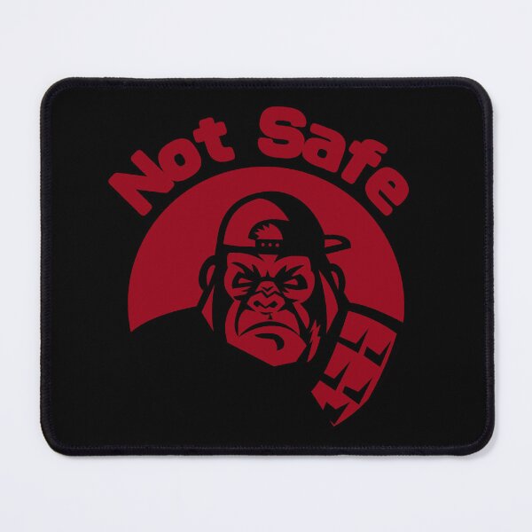 Item preview, Not Safe Gorilla designed and sold by allprintdesign.