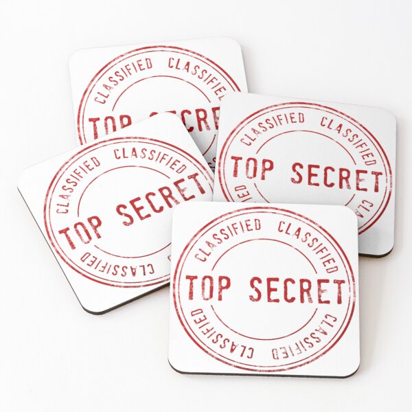 Item preview, Red Classified Top Secret Stamp designed and sold by Beatrix Lillystone.