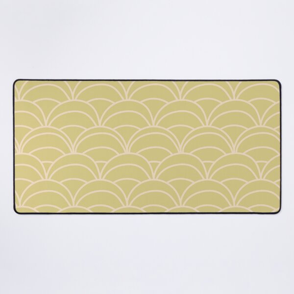 Item preview, Japanese Seigaiha Wave Pattern Yellow - Geometric - Minimalist designed and sold by Hic21.