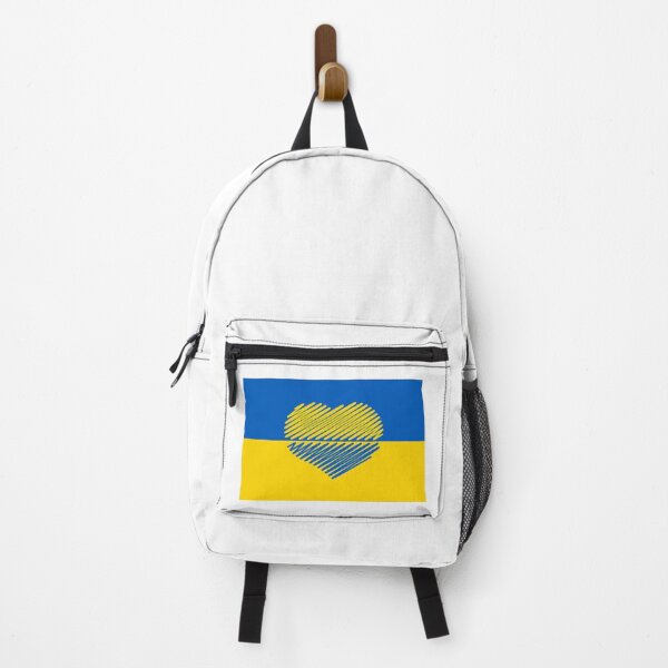 Item preview, Ukraine Flag With Heart (Blue - Yellow) designed and sold by MrFaulbaum.