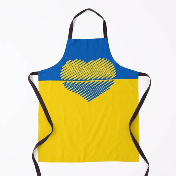 Item preview, Ukraine Flag With Heart (Blue - Yellow) designed and sold by MrFaulbaum.
