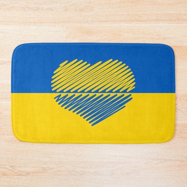 Item preview, Ukraine Flag With Heart (Blue - Yellow) designed and sold by MrFaulbaum.