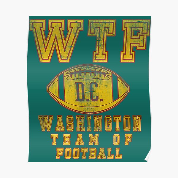 WTF - WFT Washington Football Team Essential T-Shirt for Sale by  Meaningfully