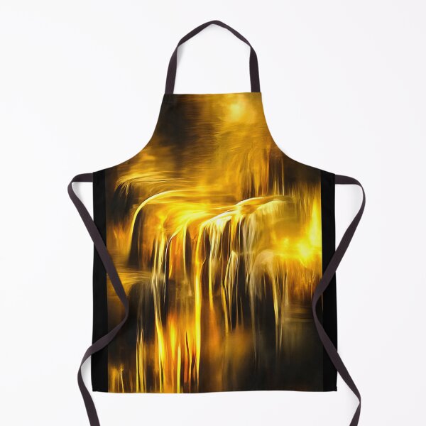 Item preview, Golden Waterfall 02 Flowing Water designed and sold by mhfoto.
